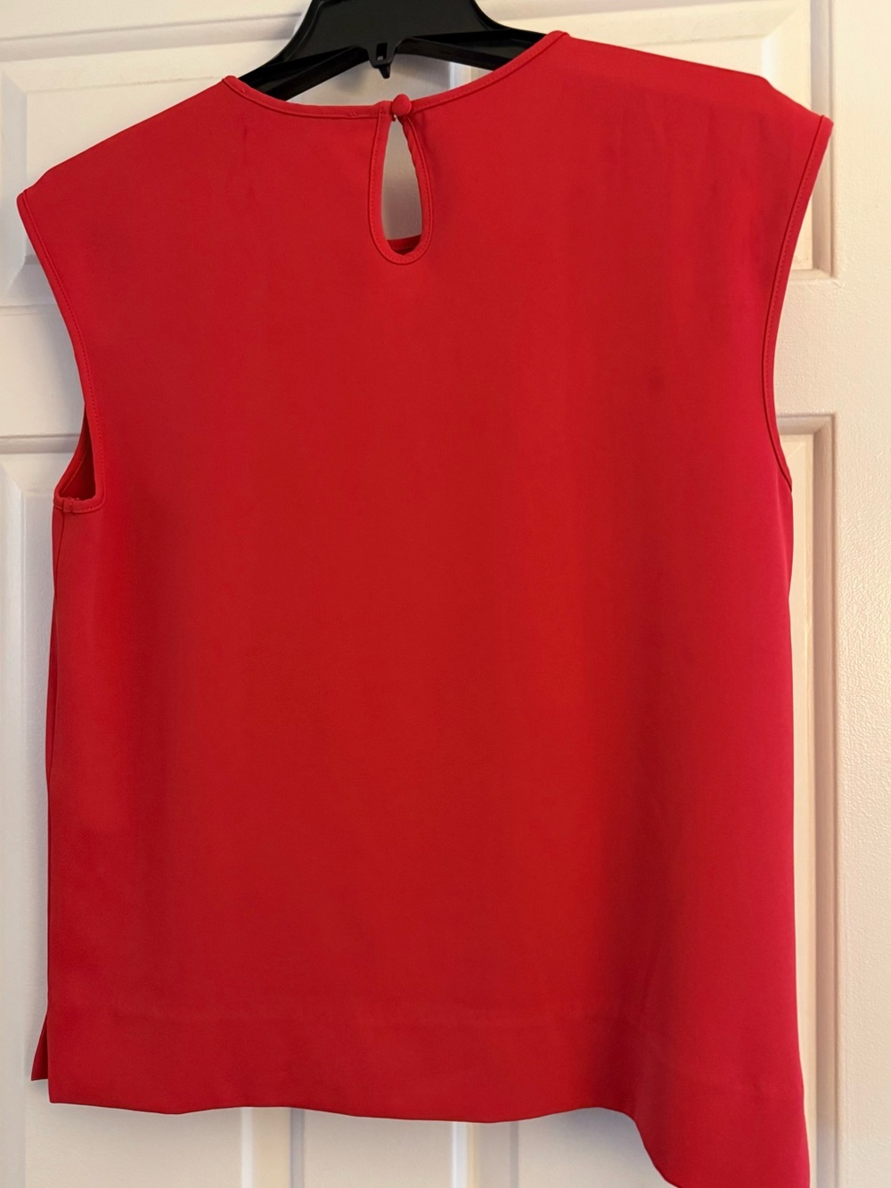 Up! Red Crewneck Cap-Sleeve Shell - Picture 3 of 6